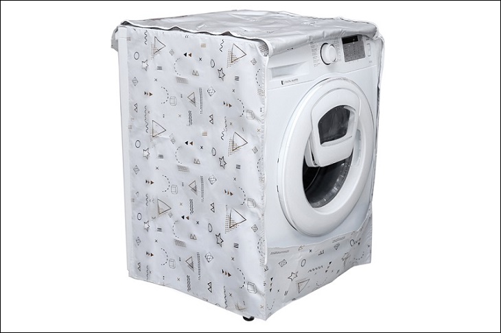 Để máy giặt trong nhà tắm cần có áo chùm máy giặt